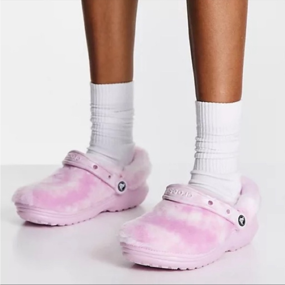 Crocs womens Classic Fur Sure Clogs